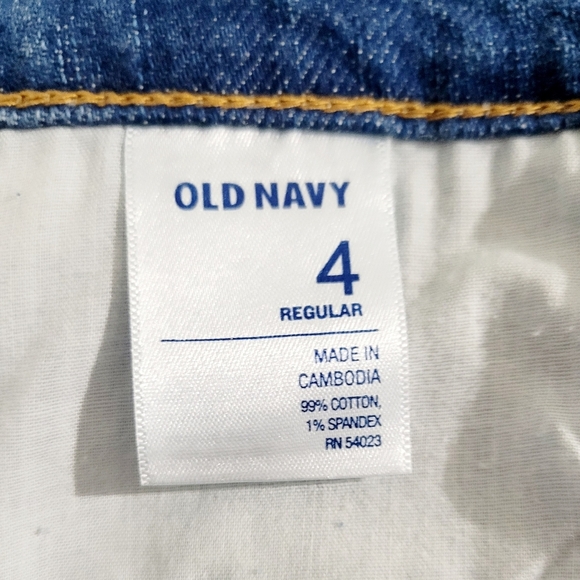 Old Navy The Diva Women's Blue Mid-Rise Straight Leg Stretch Denim Jeans Size 4 - Picture 11 of 12